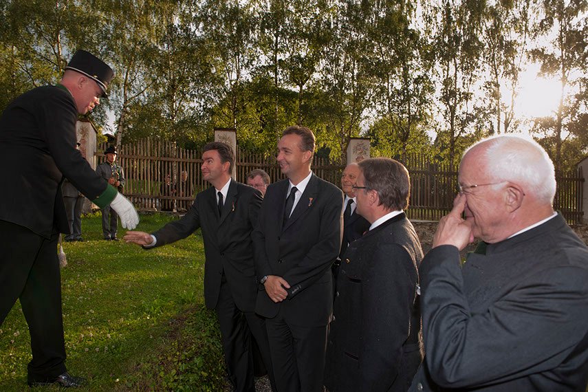 Landes�blicher Empfang im Stift Stams