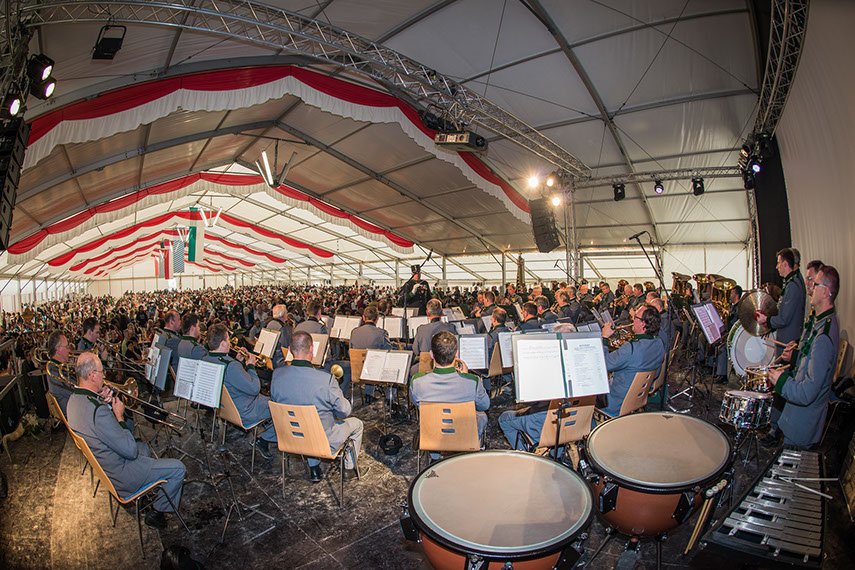 Konzert der Original Tiroler Kaiserjägermusik anlässlich des 2