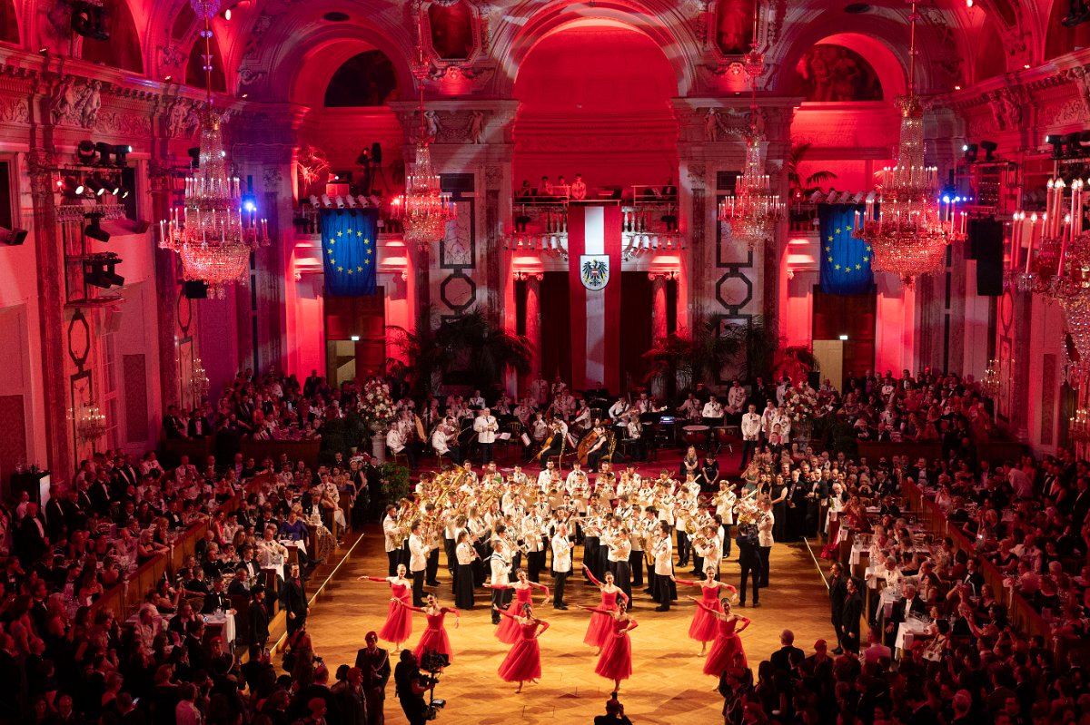 Offiziersball am 17 01 2025 in der Hofburg /Wien