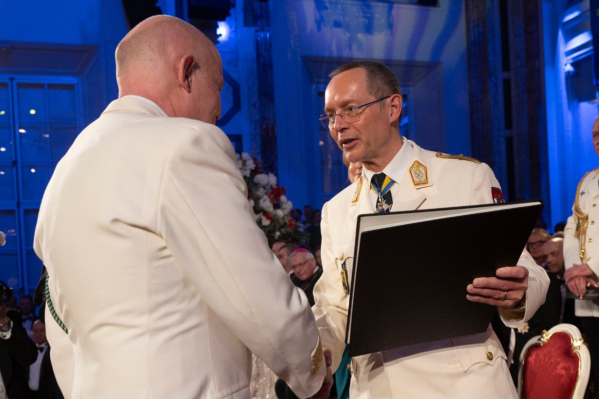 Offiziersball am 17 01 2025 in der Hofburg /Wien